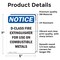 Signmission D-Class Fire Extinguisher For OSHA Notice Sign, Vinyl Decal, 5in W x 7in L, 2PK OS-2PACK-NS-D-57-V-10940 - alternate 3